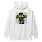 Hey! Kids KidsのHalloween Frankenstein Liam Fitzpatrick  Heavyweight Hoodie