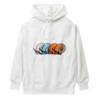 Pooyan'sのカラフルな巻貝たち Heavyweight Hoodie