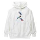 エダマメトイチ雑貨店のI love blue birds 3 -2 Heavyweight Hoodie