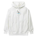 エダマメトイチ雑貨店のI love blue birds 4 -2 Heavyweight Hoodie