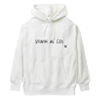 Two Dimensions BarCodeのWarm as CO₂ Heavyweight Hoodie