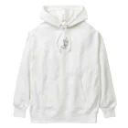 hsyの桜の線画 Heavyweight Hoodie