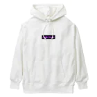 変な生き物保護区のパープルモンスター Heavyweight Hoodie