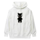 ちびままちゃんの黒にゃん子 Heavyweight Hoodie