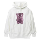 ふわふわすと〜くのぴんくのくまちゃむ Heavyweight Hoodie