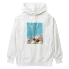 はっちゃんの空とコスモス Heavyweight Hoodie