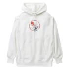 Rabbitflowerの♥らびこ♥お正月デザイン Heavyweight Hoodie