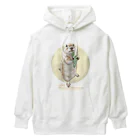 卯月まめのもふもふイラスト屋さんの【No.8】I LOVE UROCITELLUS RICHARDSONII Heavyweight Hoodie