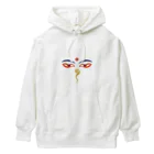 IZANAMI by Akane YabushitaのWisdom Eyes（ブッダの瞳） Heavyweight Hoodie