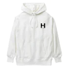 noisie_jpの【H】イニシャル × Be a noise. Heavyweight Hoodie