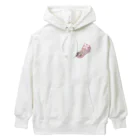 Jackalope Houseのツノアリウサギアジサイモドキウミウシ 桃色ver. Heavyweight Hoodie