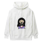 himeka's merchのHimeka drinking tea Heavyweight Hoodie