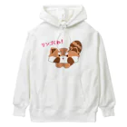 りいち@ゲーム垢のリンゴを欲しがるレッサーパンダ Heavyweight Hoodie