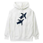 acobi'sの並んで泳ぐペンギン Heavyweight Hoodie