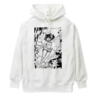 TAMAKONの猫と女の子のおばけ Heavyweight Hoodie