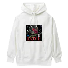 manamjのLOVE Heavyweight Hoodie