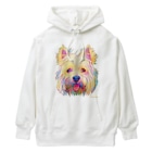 ジュノの秘密のアトリエのウエストハイランドホワイトテリア／Juno Heavyweight Hoodie