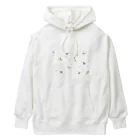 雛乃の文鳥グッズ屋さんの文鳥たちクリア Heavyweight Hoodie