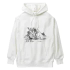 空想画学販売所のクマのキャンプ Heavyweight Hoodie