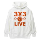 sports_tower スポーツタワーの3x3・オレンジ・スリーエックススリー・3人制バスケ・Tシャツ・アイテム・グッズ・ストリートバスケ・バスケットボール・スピーディーなバスケ・1試合10分間の21点ノックアウト・スポーツ・有望 Heavyweight Hoodie