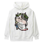 ひよこ男爵とまだむにゃんのにゃえさる (まだむにゃん) Heavyweight Hoodie