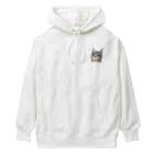 みるきち【ペットイラストアーティスト】の煽り猫① Heavyweight Hoodie