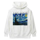 MUGEN ARTのゴッホ / 星月夜　The Starry Night 世界の名画 Heavyweight Hoodie