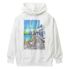 AKISENのエーゲ海カフェガールズ Heavyweight Hoodie