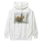 たかはしの絵のもののうさぎのうめちゃん Heavyweight Hoodie