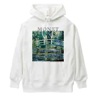 MUGEN ARTのモネ　睡蓮の池と日本の橋　Claude Monet　 Heavyweight Hoodie