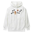 Art-soulの可愛いわんこ Heavyweight Hoodie