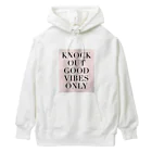 knockoutgoodのKOGD_GoodVibesOnly ヘビーウェイトパーカー