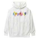 c5watercolorの水彩ペイント・カラフルその2 Heavyweight Hoodie