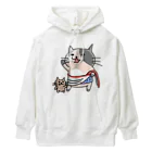 ひよこ男爵とまだむにゃんのにゃうぐすとぅす Heavyweight Hoodie