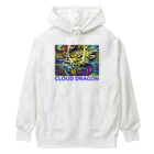 アインシュタインキャットの雲龍 Heavyweight Hoodie