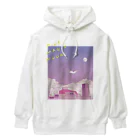 【utatane scenery】のPINK MAGIC MOON Heavyweight Hoodie