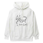 生活の絵が下手な人の考える猫 Heavyweight Hoodie