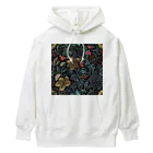 ひろのレトロな花模様 Heavyweight Hoodie