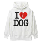 I LOVE SHOPのI LOVE DOG-アイラブドッグ- ヘビーウェイトパーカー