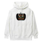 Drecome_Designのトリックオアトリートカボチャ Heavyweight Hoodie