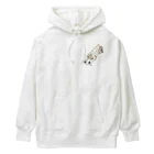 noe_to_meg (ノエとめぐ)のねんねチラリクリームブヒ Heavyweight Hoodie