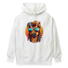 Vasetti_pressのカッコいい馬 Heavyweight Hoodie