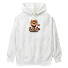 某ぺんぎんの工房の寿司好きライオン Heavyweight Hoodie