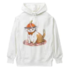 りーおすふぇんがりーのお腹ペコペコで具になっちゃったねこにゃん Heavyweight Hoodie