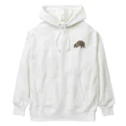 kg_shopの[☆両面] アルマジロだ【視力検査表パロディ】 Heavyweight Hoodie