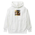 べるべるの星を見てるわんちゃんグッズ Heavyweight Hoodie