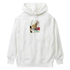 コハクのカーテンレールからニャンコ🐱 Heavyweight Hoodie