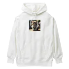 moonshine_fukurouの愛くるしい猫目線 Heavyweight Hoodie