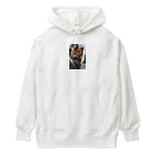 majuiceの凛々しい犬 Heavyweight Hoodie