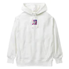 こてつくんAIのピンク置き時計 Heavyweight Hoodie